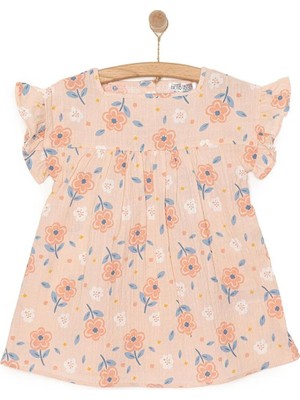 TeknoKapsül Ebebek Hello Baby Hellobaby Flowers Kız Elbise Kız Bebek