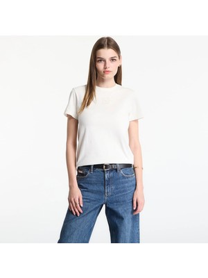 Calvin Klein Ss 20S Jersey Emblem Crew Tee