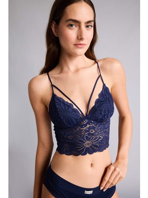 DeFacto Dantelli Dantel Kaplı Pedli Balensiz Bralet G7763AX26SP