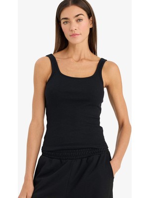 DeFacto Slim Fit Basic Fitilli Kaşkorse Atlet E5540AX26SP