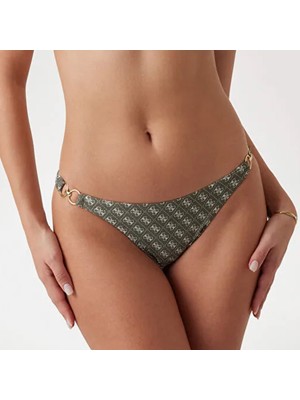 Guess Brazilian  Kadın Yeşil Bikini Altı