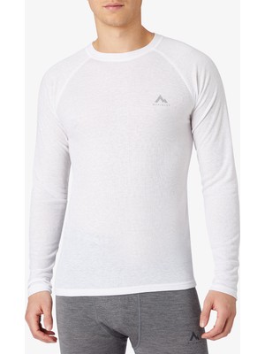 Mc Kinley Waldo Iı Termal Beyaz Siyah Uzun Kollu T-Shirt
