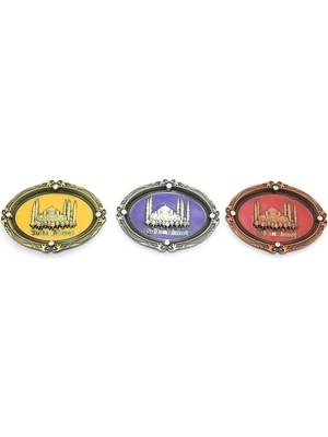 Belle Fusion Mey Ithalat® Istanbul Temalı Metal Magnet Sultanahmet Kabartmalı