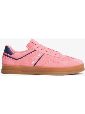 Tommy Hilfiger The Greenwich Suede Kadın Pembe Sneaker