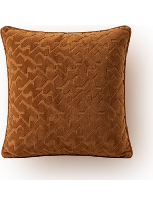 Lidoma Home "hound" Dokulu Kırlent Kılıfı - 45X45 - Kiremit
