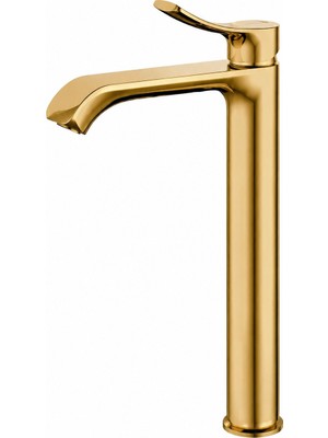 VALTEMO VALERO ÇANAK TİPİ LAVABO BATARYASI MAT ALTIN (VM-1214)