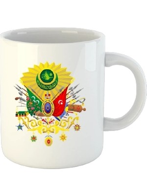 Belle Fusion Mey Ithalat® Osmanlı Armalı Kupa Bardak