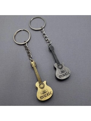Belle Fusion Mey Ithalat® Metal Gitar Anahtarlık