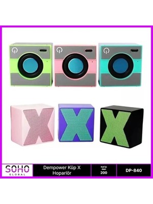 Belle Fusion Mey Ithalat® Küp x Mini Hoparlör