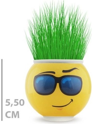 Belle Fusion Mey Ithalat® Çim Adam Saksı Emoji Figürlü 1 Adet