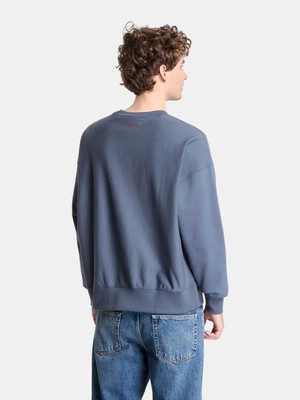 Calvin Klein Ls Premıum Terry Grph Crewneck
