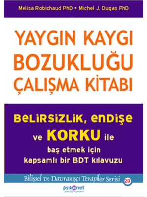 TeknoKapsül Psikonet Yayınları Yaygın Kaygı Bozukluğu Çalışma Kitabı