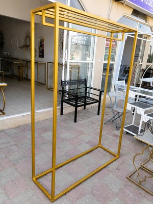 MD Vitrin Dekorasyon Statik Gold Boyalı Abiye Gelinlik Mağaza Standı