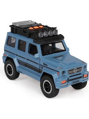 TeknoKapsül Vardem Kutulu Sürtmeli Işıklı Müzikli Off-Road Lüks Araba - Mavi
