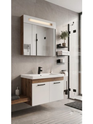 Usart Banyo | Bonus 80 cm Banyo Dolabı Takımı (Boy Dolap Hariç)