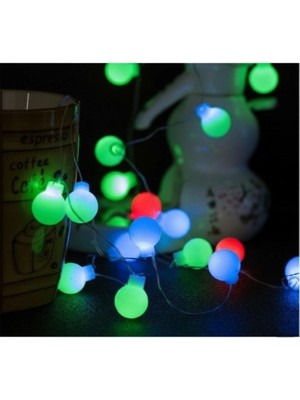 Belle Fusion Mey Ithalat® 5m 28 LED Rgb Işık Şeffaf Kablo Fişli Eklemeli