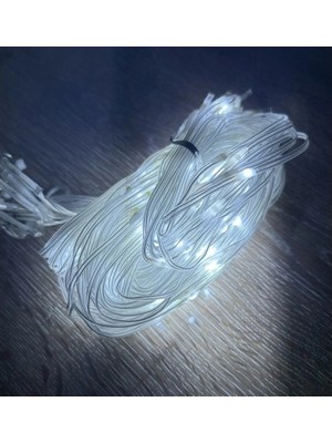 Belle Fusion Mey Ithalat® 2x2 Perde 192 LED Beyaz Işık - 8 Fonksiyonlu