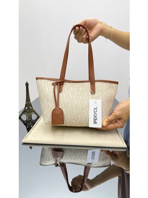 Pazarvia Shop Kol Çantası Modern Monogram