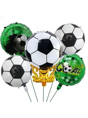 Parti Sürprizi Futbol Topu Folyo Balon Set