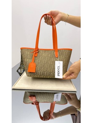 Pazarvia Shop Kol Çantası Modern Monogram