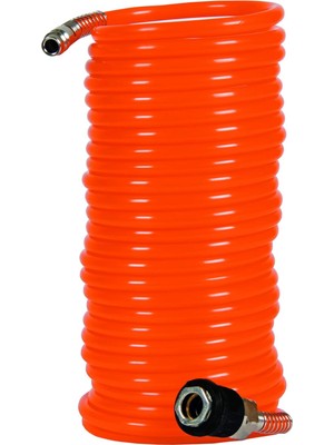 MarkEntegra Orijinal Einhell Spiral Hortum 8 M (Kompresör Aksesuarı, 8 Metre Uzunluk, 6 mm Iç Çap, Pu Malzeme, Maks. Çalışma Basıncı 10 Bar, Hızlı Bağlantı ve Fiş Dahil) - 4139420