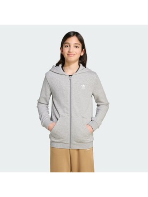 Adidas Full-Zip Çocuk Kapüşonlu Üst