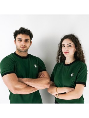 Daçka Dükkan Yuvada Kırlangıç, Unisex Tişört, Yeşil