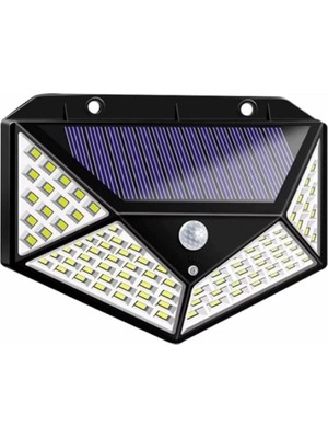 Belle Fusion Mey Ithalat® Solar Hareket Sensörlü Duvar Lambası 100 LED
