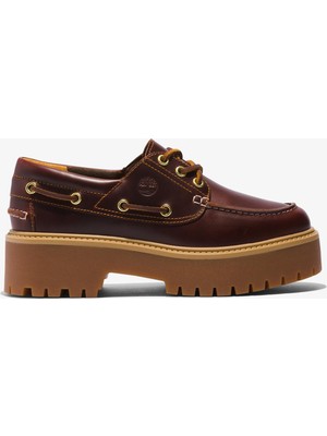 Timberland Stone Street 3 Eye Kadın Kahverengi Tekne Ayakkabısı