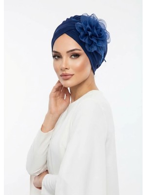 Daisy Dış Bone Tesettür Eşarp Abiye Bone Bohem Vintage