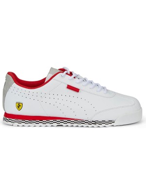 Puma Ferrari Roma Via Perf Unisex Beyaz Sneaker Ayakkabı 30703204