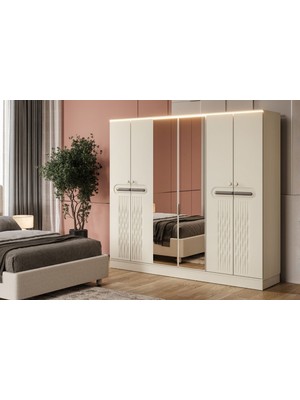 Doressa Slove 6 Kapılı Gardırop