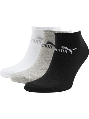 Puma Sneaker-V 3P Unisex Çok Renkli Günlük Stil Çorap 88749704