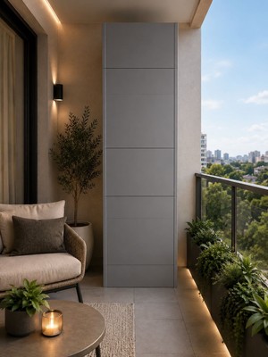 Pvc Çok Amaçlı Kombi Dolabı – Suya Dayanıklı Balkon & Dış Mekan Dolabı – Kolay Kurulum