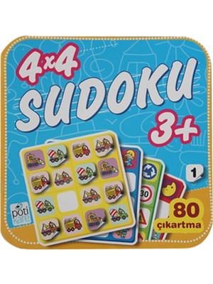 Pötikare Yayınları 4 x 4 Sudoku - 1
