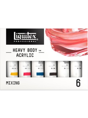 Liquitex : Professional : Heavy Body : Akrilik Boya Seti : 6 Renk x 59 ml (Mixing)