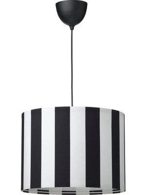 IKEA Rıngsta/havsdjup Siyah-Beyaz 42 cm Sarkıt Lamba