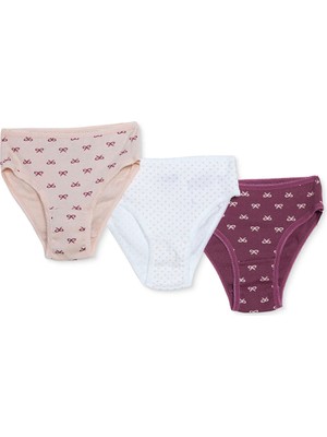 TeknoKapsül Ebebek Hello Baby Hellobaby Kız Bebek Külot Fiyonk Baskılı