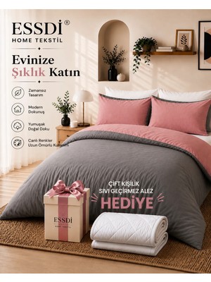 Essdi Home Tekstil Çift Kişilik Nevresim Takımı