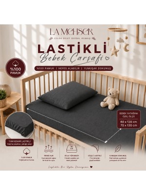 La Mehser %100 Pamuklu 30 Köşe Lastikli Çarşaf