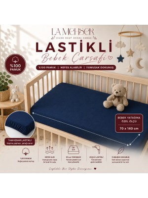 La Mehser %100 Pamuklu 30 Köşe Lastikli Çarşaf
