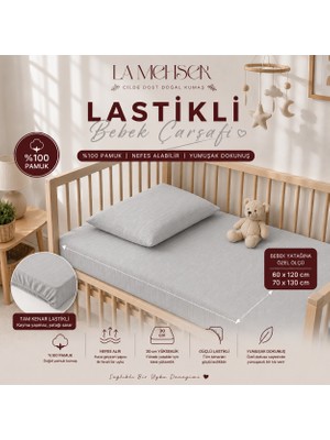 La Mehser %100 Pamuklu 30 Köşe Lastikli Çarşaf
