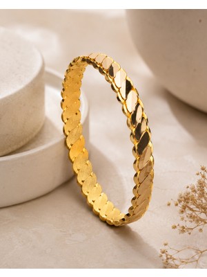 Sarezza Gold 22 Ayar Altın Üçlü Burma Model Bebek ve Çocuk Bileziği 8,8 gr