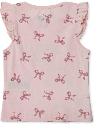 TeknoKapsül Ebebek Hello Baby Hellobaby Kız Bebek Atlet Tshirt Süprem Bisiklet Yaka Atlet Kol