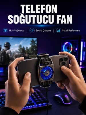 Genel Tedarik Mobil Telefon Soğutucu Fan Yüksek Soğutma Performansı