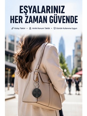 Genel Tedarik Konum Takip Cihazı Airtag Apple ve Android Uyumlu Akıllı Eşya Bulucu