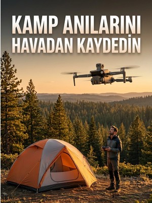 Genel Tedarik Gps Destekli Katlanabilir Çift Kameralı Drone Ekranlı Kumandalı