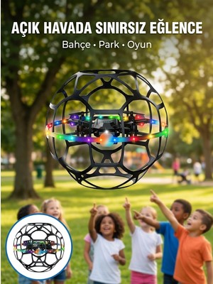 Genel Tedarik Koruyucu Kafesli Dron El Hareketiyle Kontrol Edilebilen Uçan