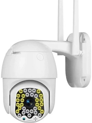 Dış Mekan Ip Kamera 3mp 1080P Speed Dome Ptz Beyaz Mov Format Sd Kart Hd Kayıt 15X Zoom