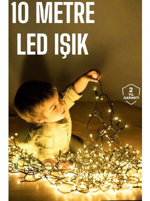 Eco Lounge Gün Işığı 10 Metre LED Işık Şerit LED Süsleme Parti Malzemesi Yeni Nesil